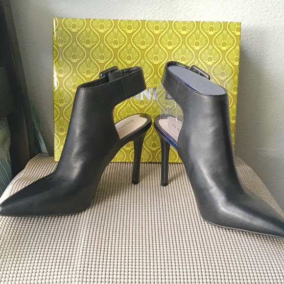 Gianni Bini 'Deene' Black Slingback Shoes - Picture 6 of 8
